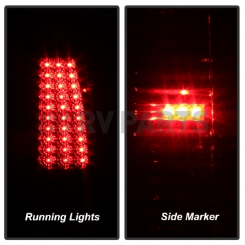 Xtune Tail Light Assembly LED Set Of 2 - 5011770-7