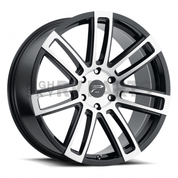Ultra Wheel Ghost 441 - 20 x 9 Black With Diamond Cut Face - 441-2984U+25