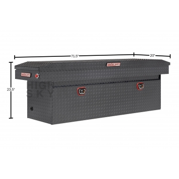 Weather Guard (Werner) Tool Box Crossover Aluminum 14.2 Cubic Feet - 123603-2