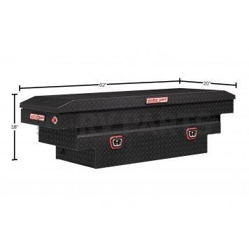 Weather Guard (Werner) Tool Box Crossover Aluminum 8 Cubic Feet - 1375203-2
