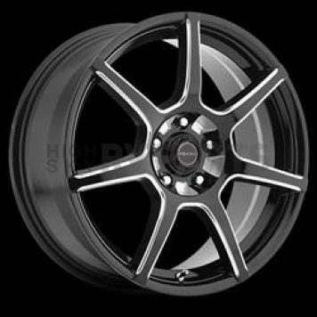 Ultra Wheel F-007 422 - 16 x 7 Black With Natural Accents - 422-6780BM+40