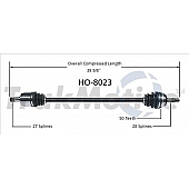 TrakMotive CV Axle Shaft - HO-8023