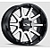 ION Wheels Series 142 - 17 x 9 Black With Natural Face - 143-7973BM