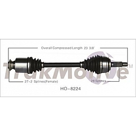 TrakMotive CV Axle Shaft - HO-8224