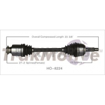 TrakMotive CV Axle Shaft - HO-8224