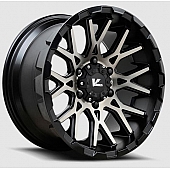 Wheel Replica VR10 Recoil - 17 x 9.5 Satin Black With Dark Tinted Face - VR10-79585B