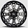 Wheel Replica VR10 Recoil - 17 x 9.5 Satin Black With Dark Tinted Face - VR10-79585B
