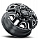 Ultra Wheel Hunter Van Dually 003 - 16 x 6 Black With Natural Accents - 003-6670FBM