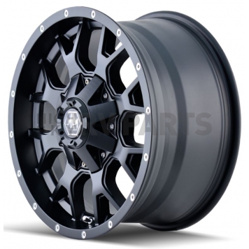 Mayhem Wheels Warrior 8015 - 20 x 10 Black - 8015-2137MB-1