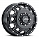 Ultra Wheel Warlock Dually 017 - 17 x 6.5 Black With Natural Accents - 017-7692FBM