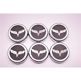 American Car Craft Fluid Cap Cover Set 043083BLK