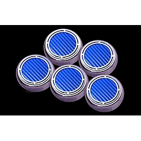 American Car Craft Fluid Cap Cover Set 043084BLU