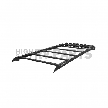 KC Hilites Roof Rack - M-RACKS Aluminum Direct-Fit Black  With 1 LED Radius Light Bar - 92242-3