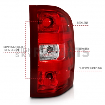 ANZO USA Tail Light Assembly Set Of 2 - 311303-2