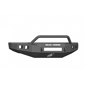 Road Armor Bumper Stealth Pre-Runner 1-Piece Design Steel Black - 617F4BNW