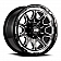 Grid Wheel GD15 - 17 x 9 Black With Natural Accents - GD1517090620M1578