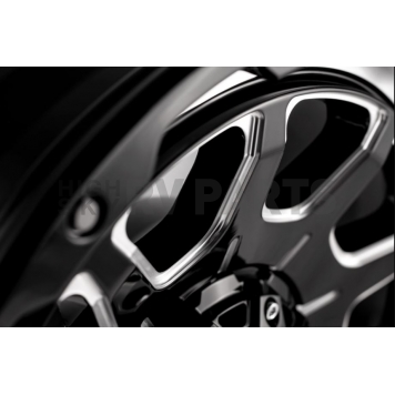 Grid Wheel GD15 - 17 x 9 Black With Natural Accents - GD1517090620M1578-1