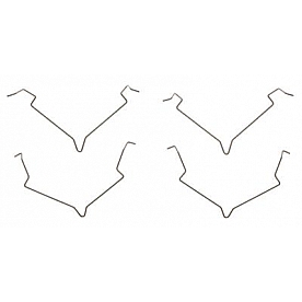 Raybestos Brakes Disc Brake Pad Drag Reduction Clip - H6001