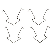 Raybestos Brakes Disc Brake Pad Drag Reduction Clip - H6002