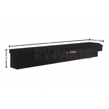 Weather Guard (Werner) Tool Box Side Mount Aluminum 6.5 Cubic Feet - 164503-2