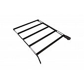 KC Hilites Roof Rack - M-RACKS Aluminum Direct-Fit Black Rectangular With 1 LED Radius Light Bar - 9226