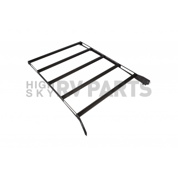 KC Hilites Roof Rack - M-RACKS Aluminum Direct-Fit Black Rectangular With 1 LED Radius Light Bar - 9226