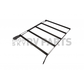 KC Hilites Roof Rack - M-RACKS Aluminum Direct-Fit Black Rectangular With 1 LED Radius Light Bar - 9226-1