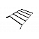 KC Hilites Roof Rack - M-RACKS Aluminum Direct-Fit Black Rectangular With 1 LED Radius Light Bar - 9226