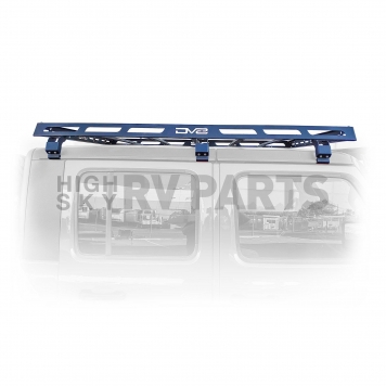 DV8 Offroad Roof Rack - 200 Pound Gutter Rail Mount Steel Rectangular Black - RRJL02-1