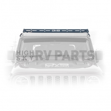 DV8 Offroad Roof Rack - 200 Pound Gutter Rail Mount Steel Rectangular Black - RRJL02-3