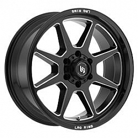 LRG Wheels Blade Series - 20 x 9 Black With Natural Accents - 521073912N