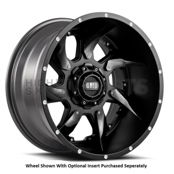 Grid Wheel GD01 - 20 x 9 Black - GD0120090870B1525-3