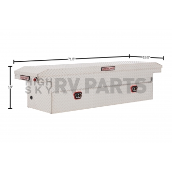Weather Guard (Werner) Tool Box Crossover Aluminum 14.2 Cubic Feet - 123003-2