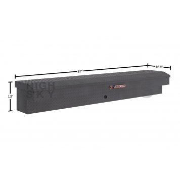 Weather Guard (Werner) Tool Box Side Mount Aluminum 6.5 Cubic Feet - 164603-2