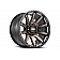 Grid Wheel GD05 - 20 x 10 Black With Bronze Dark Tint - GD0520100880D224
