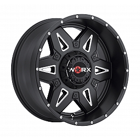 Ultra Wheel Ledge 807 - 20 x 9 Black With Natural Accents - 807-2950BM+25