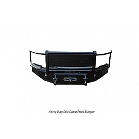 Iron Cross Bumper 1-Piece Heavy Duty Grill Steel Black - 2441518MB