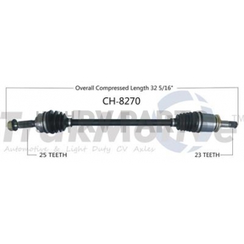 TrakMotive CV Axle Shaft - CH-8270