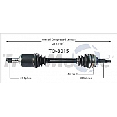 TrakMotive CV Axle Shaft - TO-8015