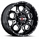 Ultra Wheel Rebel 809 - 20 x 9 Black With Natural Accents - 809-2987BM12