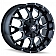 Mayhem Wheels Warrior 8015 - 20 x 10 Black With Natural Accents - 8015-2137M