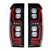 Recon Accessories Tail Light Assembly LED Set Of 2 - 264398CL
