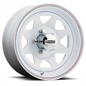 Keystone Wheel 21 Series 15 x 6 White With Red And Blue Stripes - 21-56602