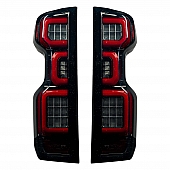 Recon Accessories Tail Light Assembly LED Set Of 2 - 64397LEDBK