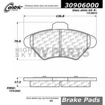 Stop Tech/ Power Slot Brake Pad - 309.06000