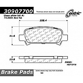 Stop Tech/ Power Slot Brake Pad - 309.07700