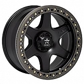 RBP Wheel 50R Cobra 17 x 9 Black With Bronze Bead Lock Ring - 50R-1790-82-12BZ