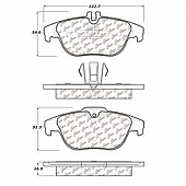 Stop Tech/ Power Slot Brake Pad - 104.13410
