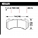 Hawk Performance Brake Pad - HB649Z.605