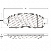 Stop Tech/ Power Slot Brake Pad - 104.13920